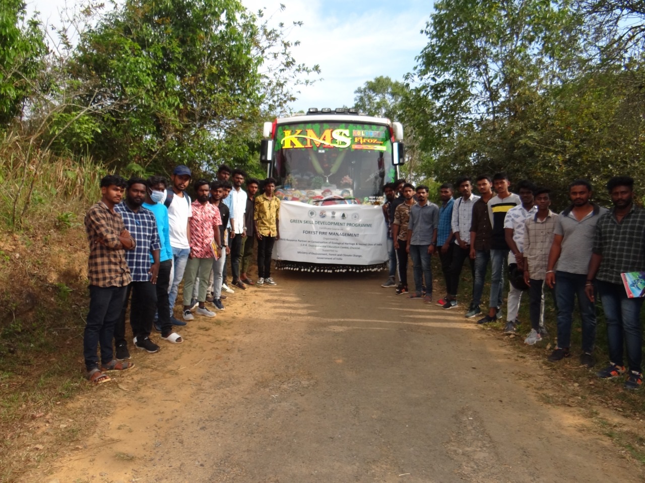 Trainees visited Nadugani Gene Pool Garden, Tamilnadu Forest Department, Gudalur, The Nilgiris